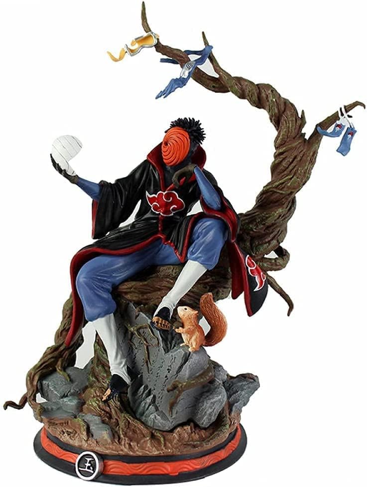 TenseiMe Figura de acción de anime de PVC Obito Anime Figura Naruto Shippuden Ninja Modelo coleccionable Estatua de 126 pulgadas Regalo de gran