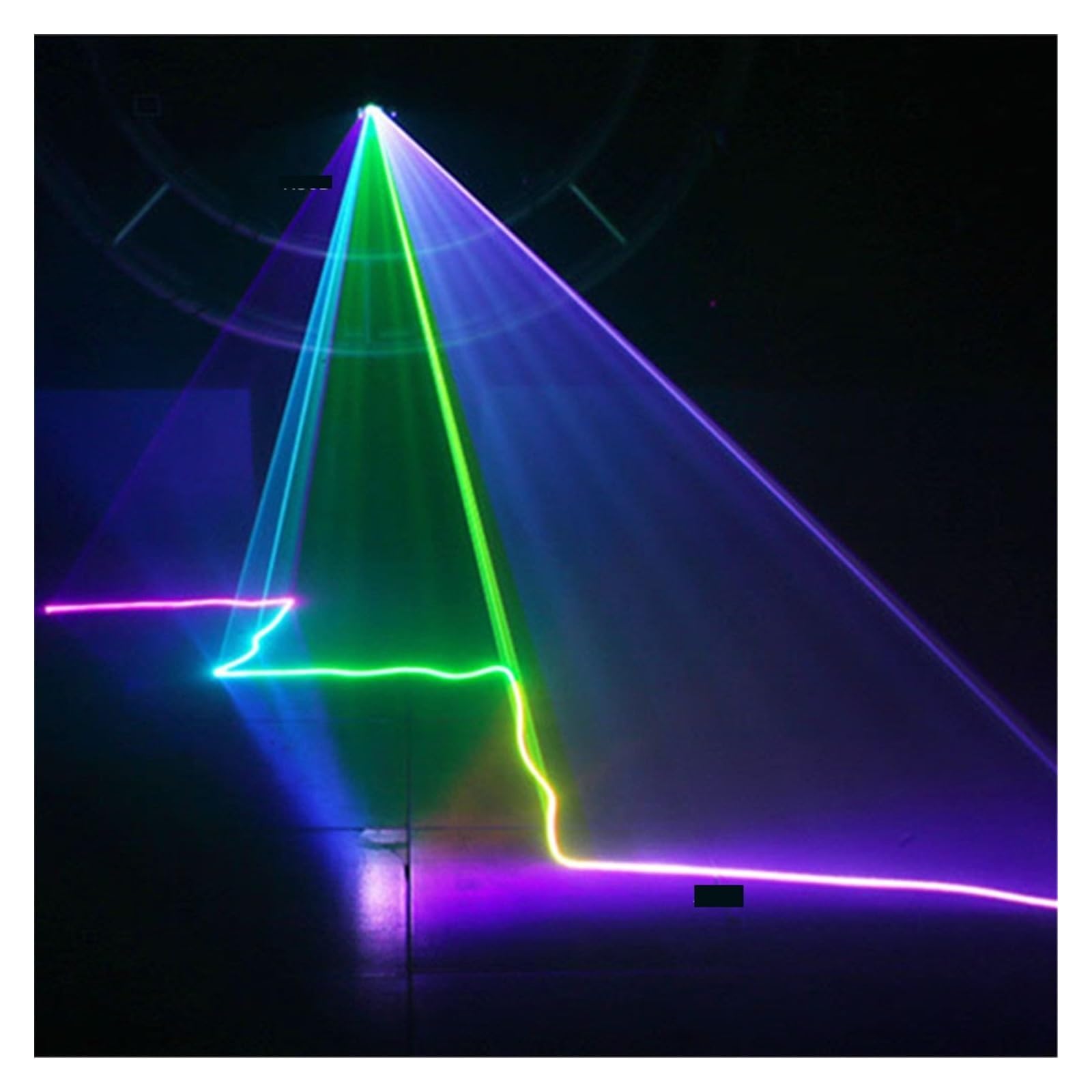 Luci per Feste, Luci di proiezione del suono o scanner di animazione a colori RGB da 500 mW for la discoteca DJ Party Show Illuminazione di proiezione del fascio