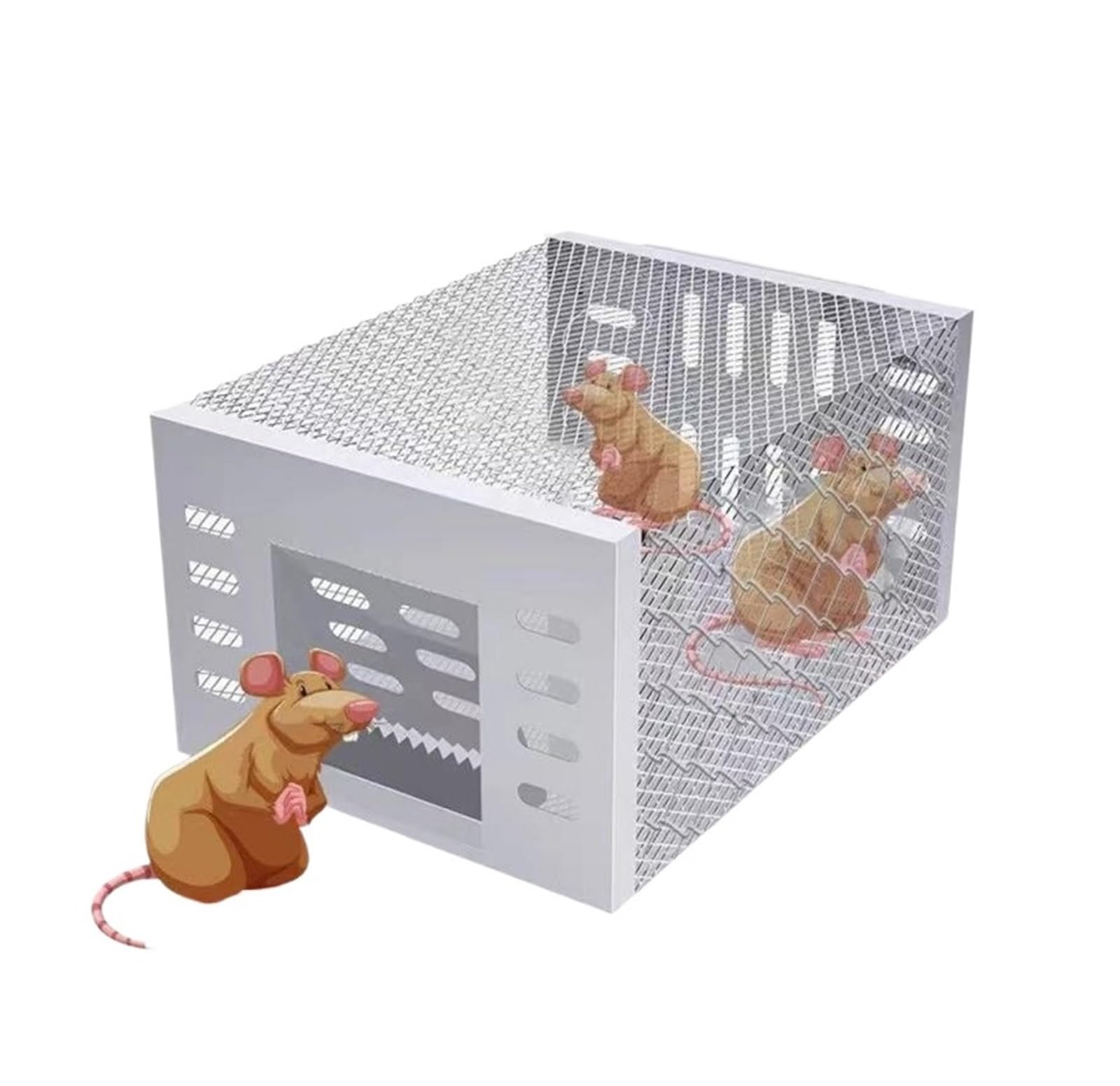 LYMFE Rat Traps,Mouse Catcher Automatic Household Mousetrap Safe and Reusable Automatic Mousetrap