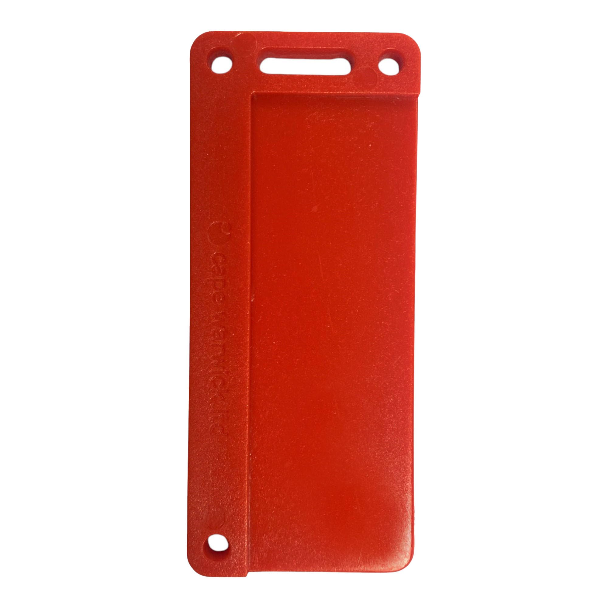 Cape Warwick Ltd Identification Labelling Tags Product, Tray, Key Tag, Luggage Tag, Care Home, Care, Medical Identification Tag, Marking System, Eyelet Hole (Red, Large (90mm x 38mm))