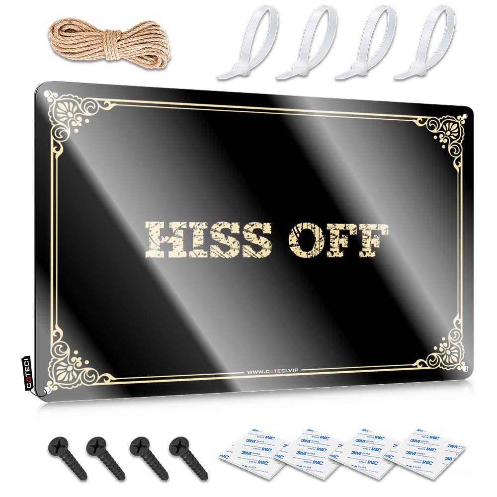 MGHTLCCME Funny Warning Signs Hiss Off Tin Sign Signs For Garage Bar Posters(30X40CM)