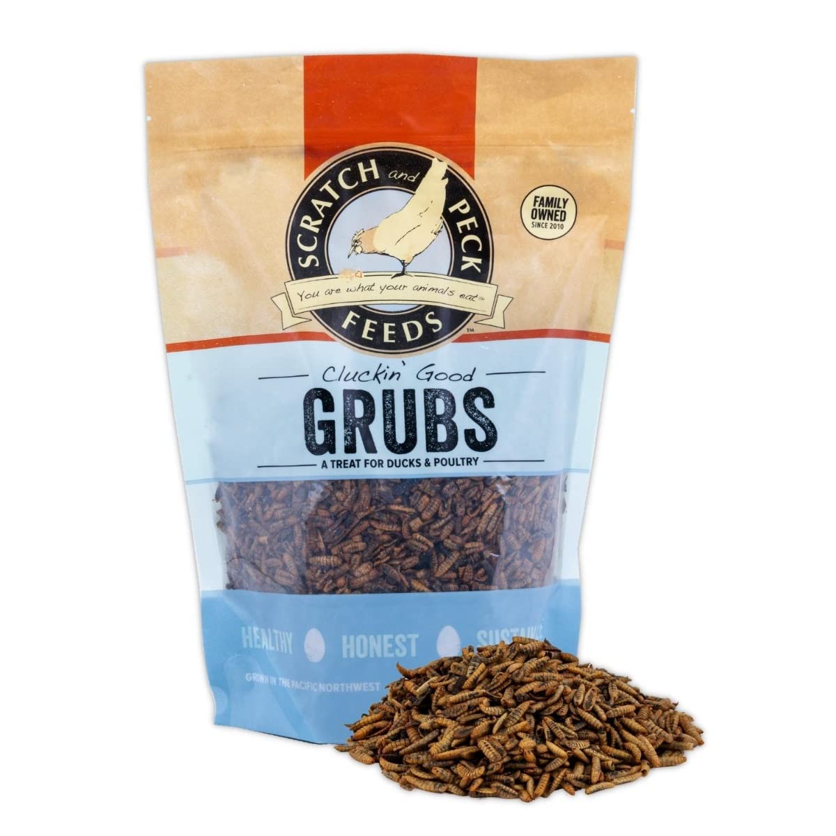Buy Scratch and Peck Feeds Cluckin' Good Grubs for Chickens 1.25lbs