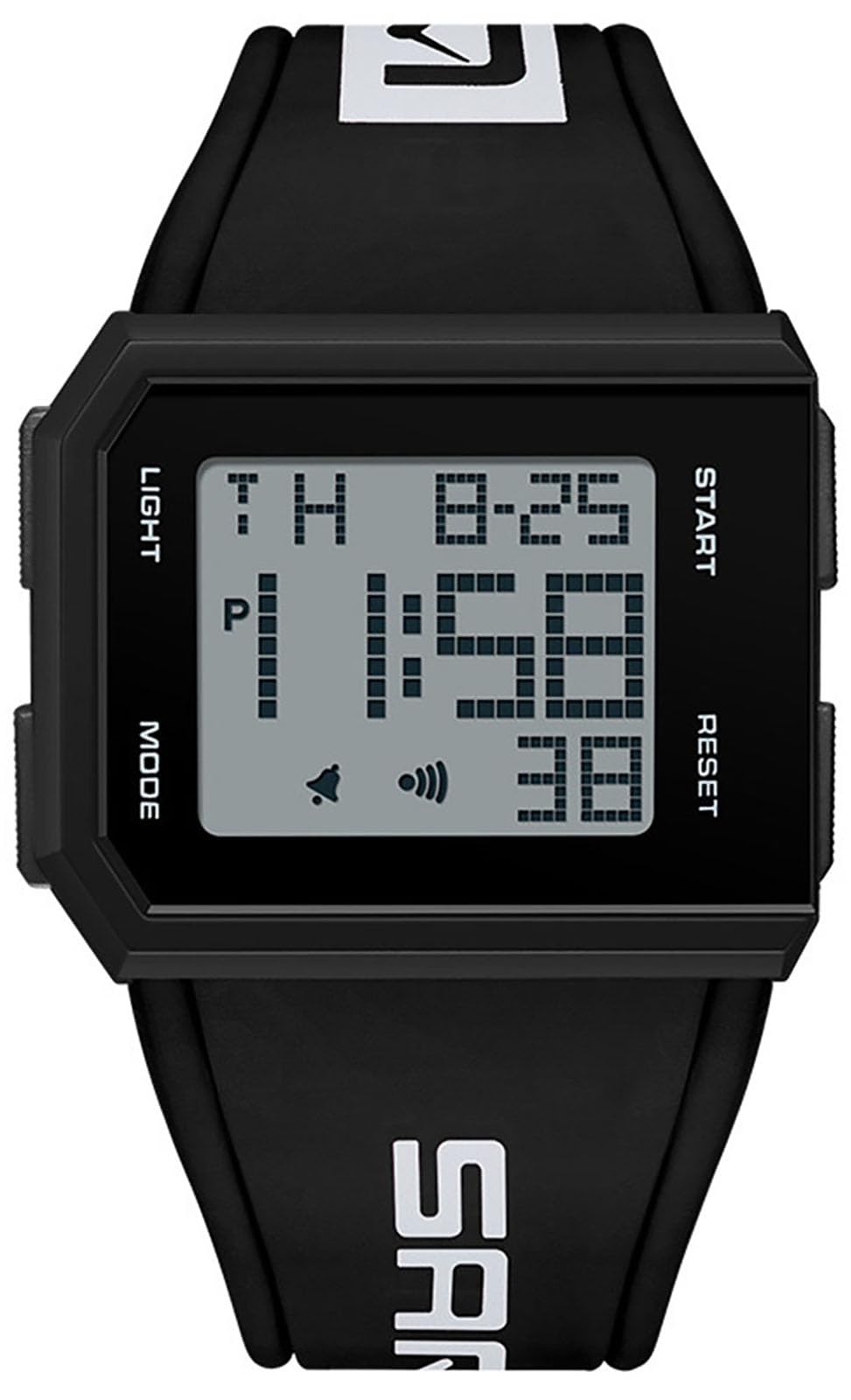 ADSBIAOYE Square Mens Digital Watch Outdoor Sports Multi-Function Watch LED Waterproof Chronograph Electronic Watches