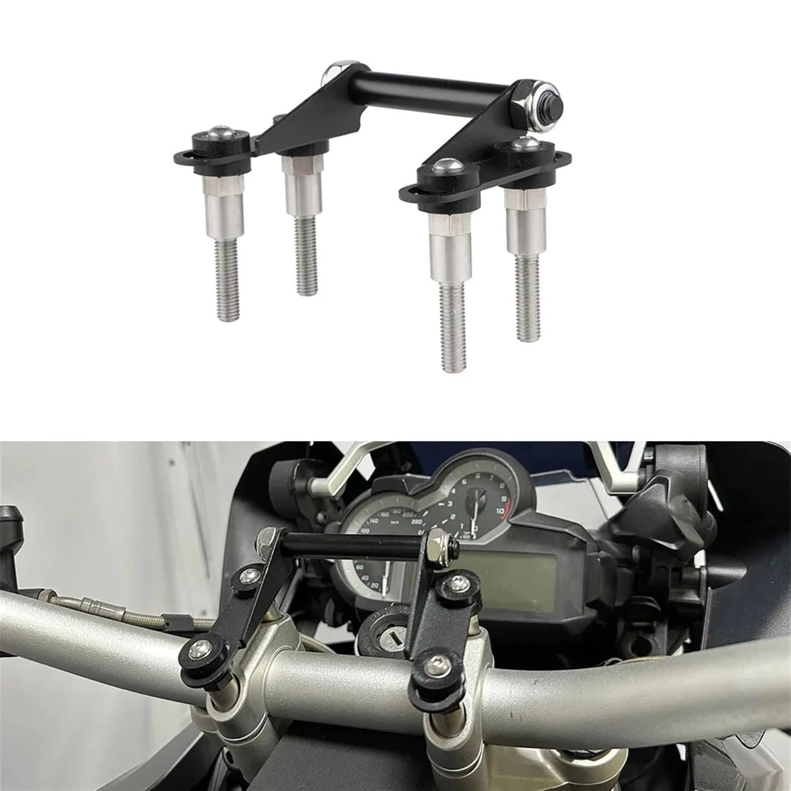 Soporte Placa Navegación GPS Barra Soporte Soporte De Soporte De Navegación para Teléfono para R1250GS, para Adventure R1200GS, para ADV F850GS, F750GS, F800GS, S1000R, F900 R/XR