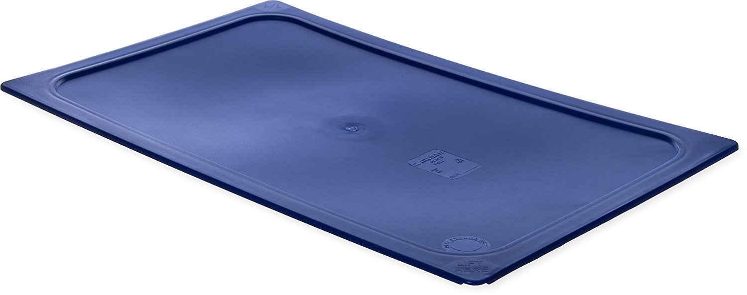 Carlisle FoodService Products Smart Lids Full-Size Food Pan Lid for Catering, Buffets, and Restaurants, Polyethylene, Blue