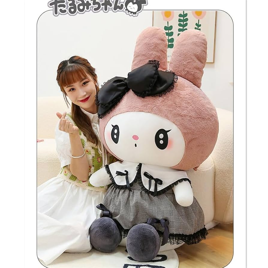 大きなクロミ ぬいぐるみ 約180cm クロミと暮らそう☆夢の超BIGふかふかぬいぐるみクッション