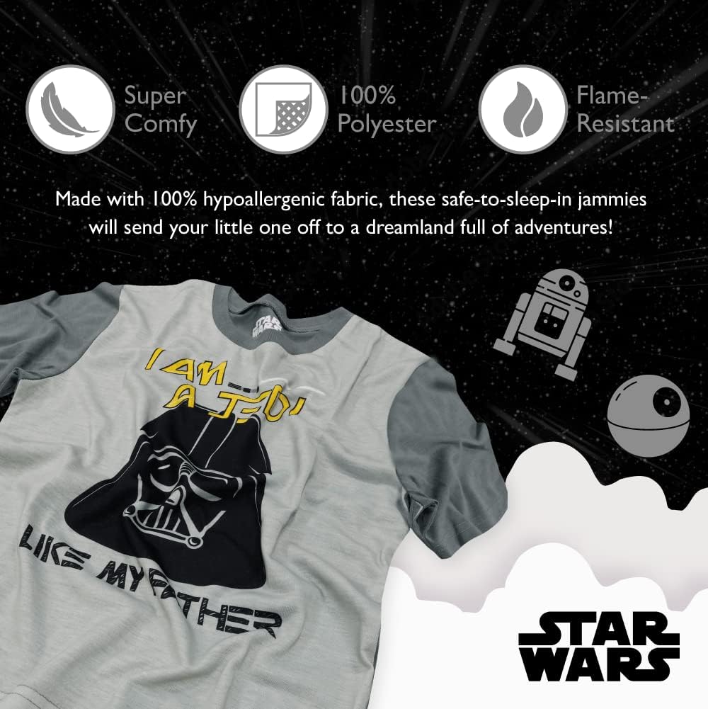 STAR WARS 2-Piece Pajama Set, Matching Family Holiday Pajamas, Soft & Comfortable - Image 3