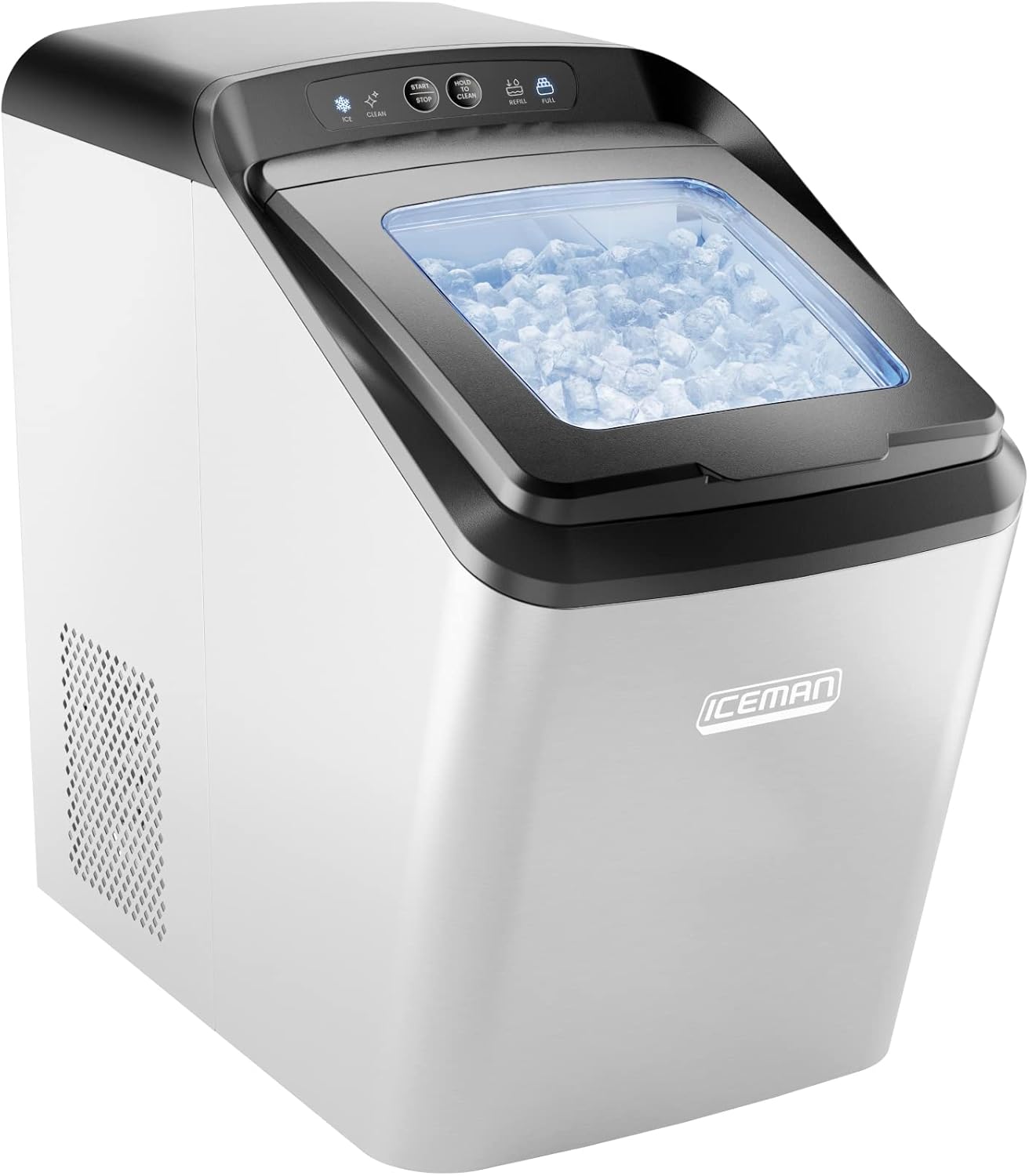 Buy Iceman Countertop Ice Maker Nugget Ice Machine, Waterline