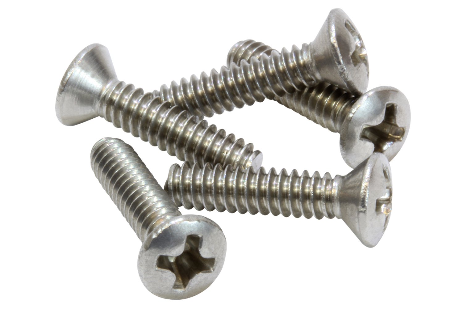#8-32 X 3/4'' Stainless Phillips Oval Head Machine Screw, (100 pc), 18-8 (304) Stainless Steel, by Bolt Dropper