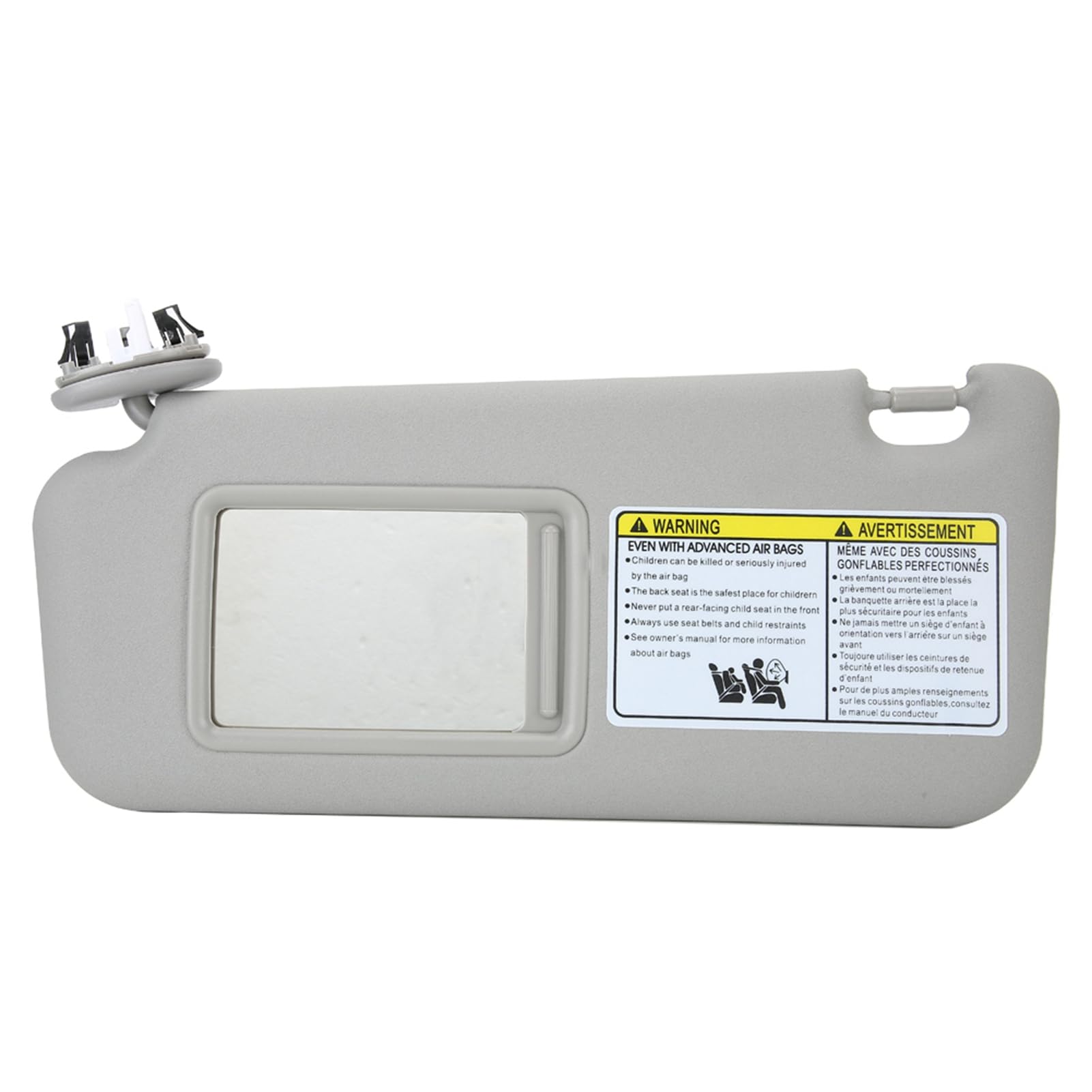 Dioche Pare-soleil gauche côté conducteur gris pour spécifications OE 2006 – 2009, test de matériaux, pièces de voiture et de camion