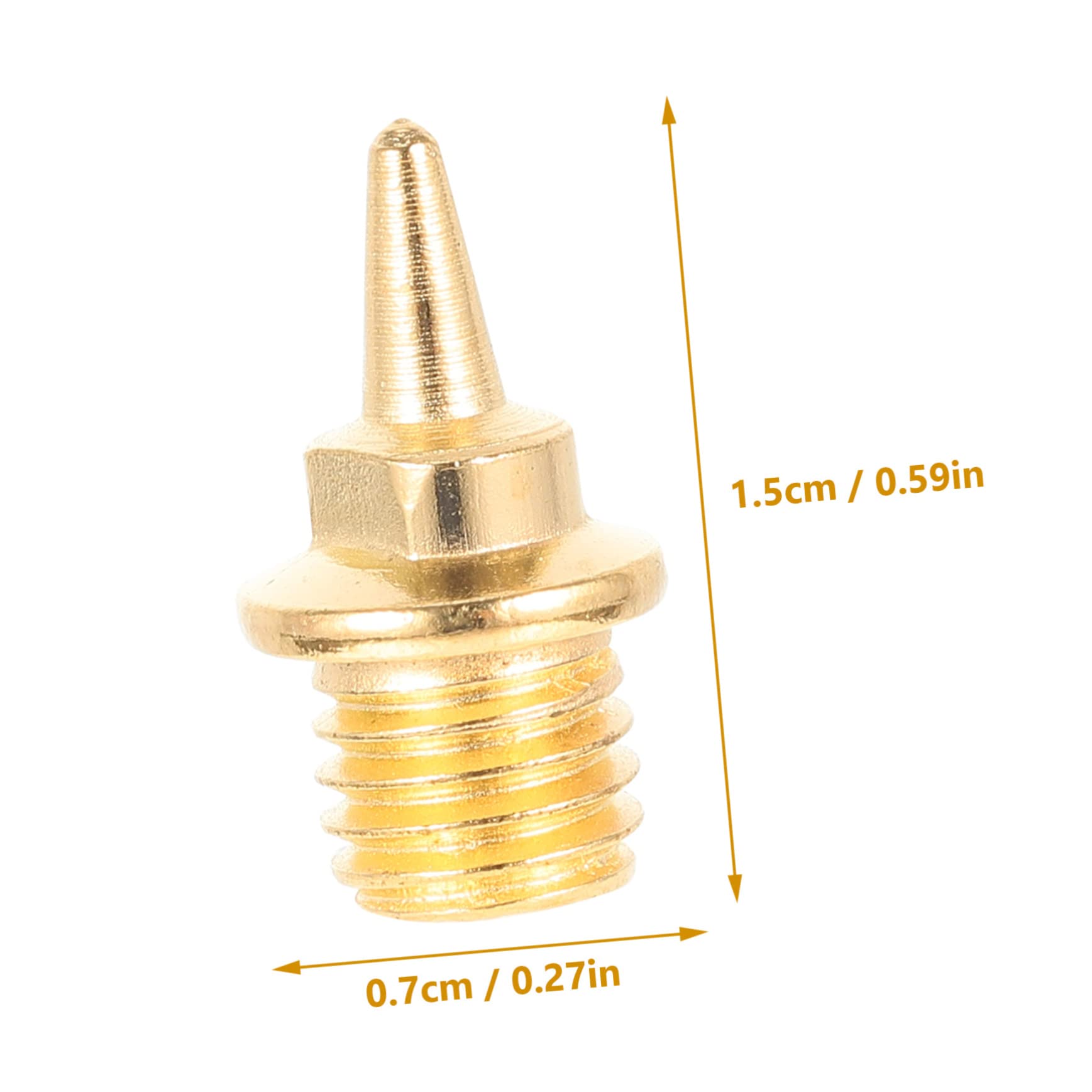 GOOHOCHY 32pcs Spikes Replacement Metal Nails Easy to Screw for Running Shoes Sole
