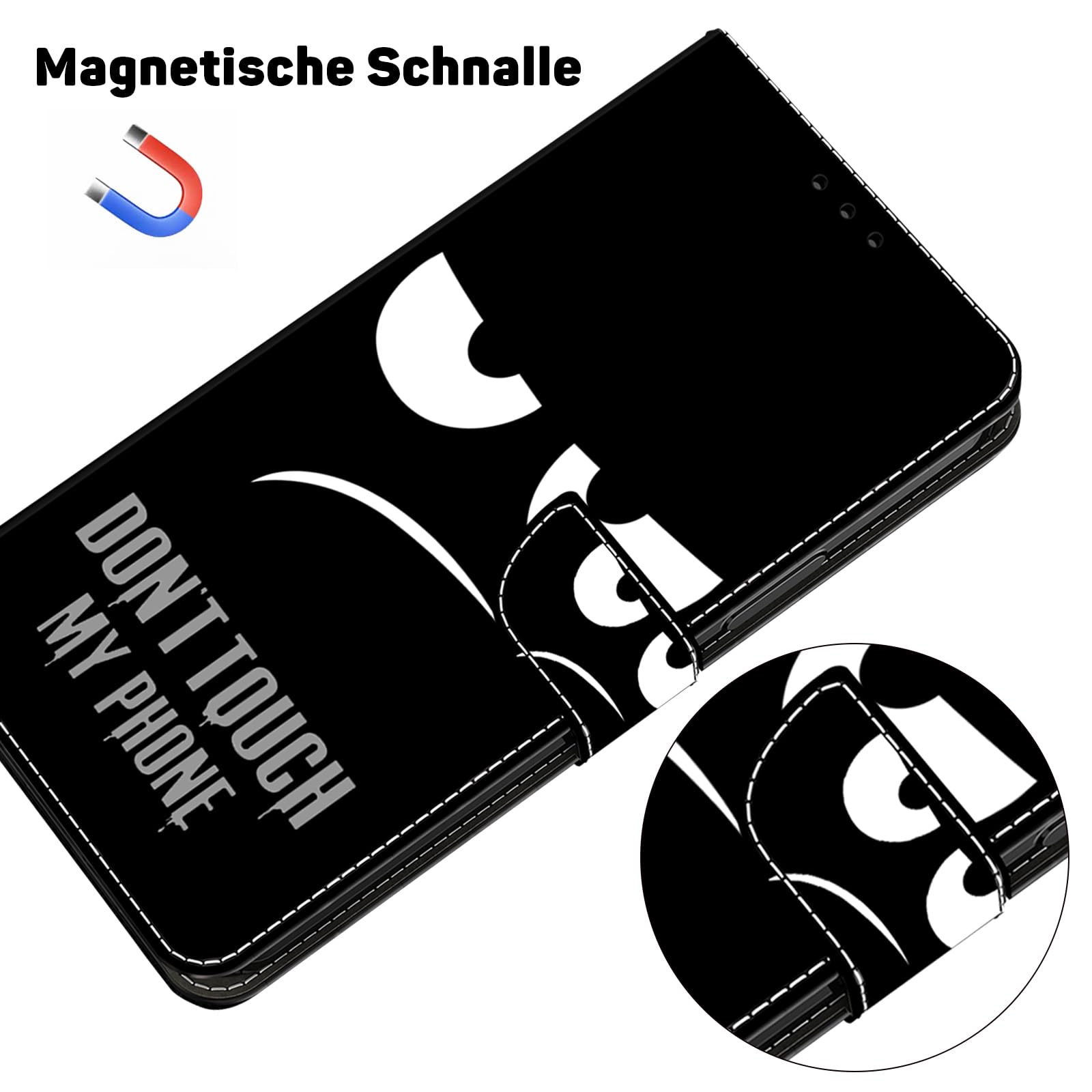 GLANDOTU Cover Xiaomi Redmi A1/Redmi A2/A2 Plus/A1 Plus, Custodia a portafoglio Flip in pelle PU a Motivi Multipli con [Slot per Schede] [Funzione di