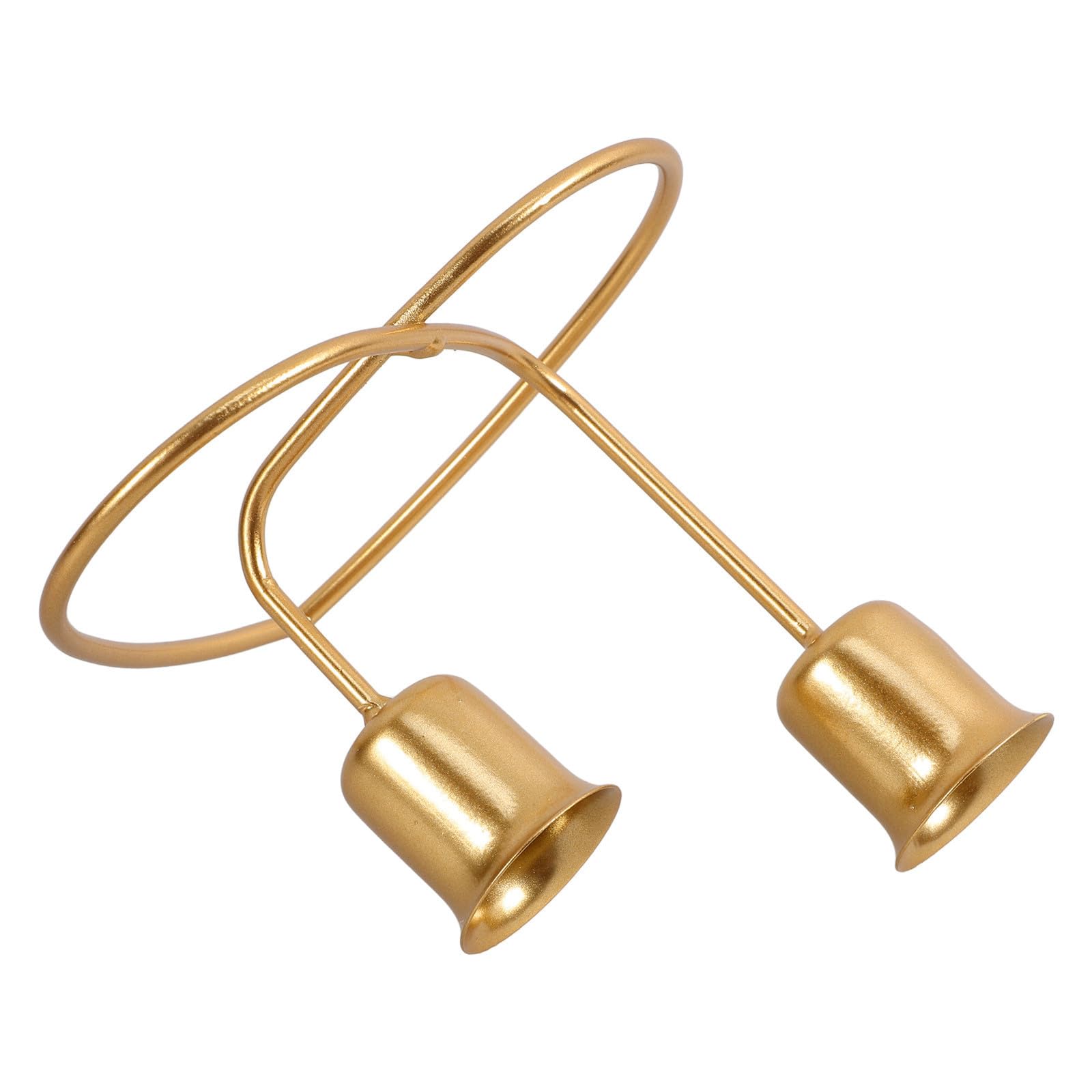TOYANDONA 5 Stück Goldener Eisen Kerzenständer für Esstische, Hochzeiten