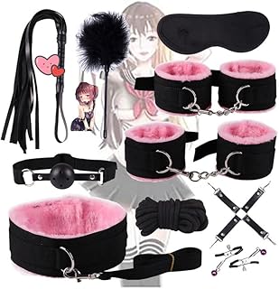 QiKKago Set De Fitness De Nylon Rosa De 10 Piezas con DiseñO Ajustable, Proporciona Comodidad Y Protege El Equipo, Regalo para Parejas-Q