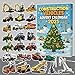 Construction Vehicles Advent Calendar 2025, 24 Days Christmas Countdown Calendar with Construction Truck, Funny Christmas 24 Days Countdown Advent Calendar for Kids & Vehicle Lovers (2Set)