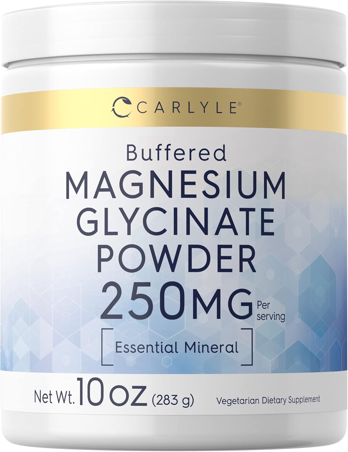Magnesium Glycinate Powder 10 oz (283 g) 250 mg Vegetarian Essential Mineral