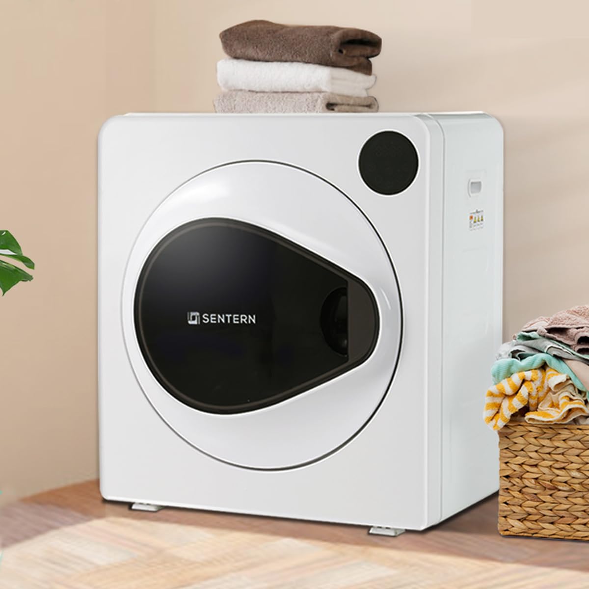 Amazon | Simpolu 衣類乾燥機 大型 7kg タッチパネル操作 除湿 壁掛け