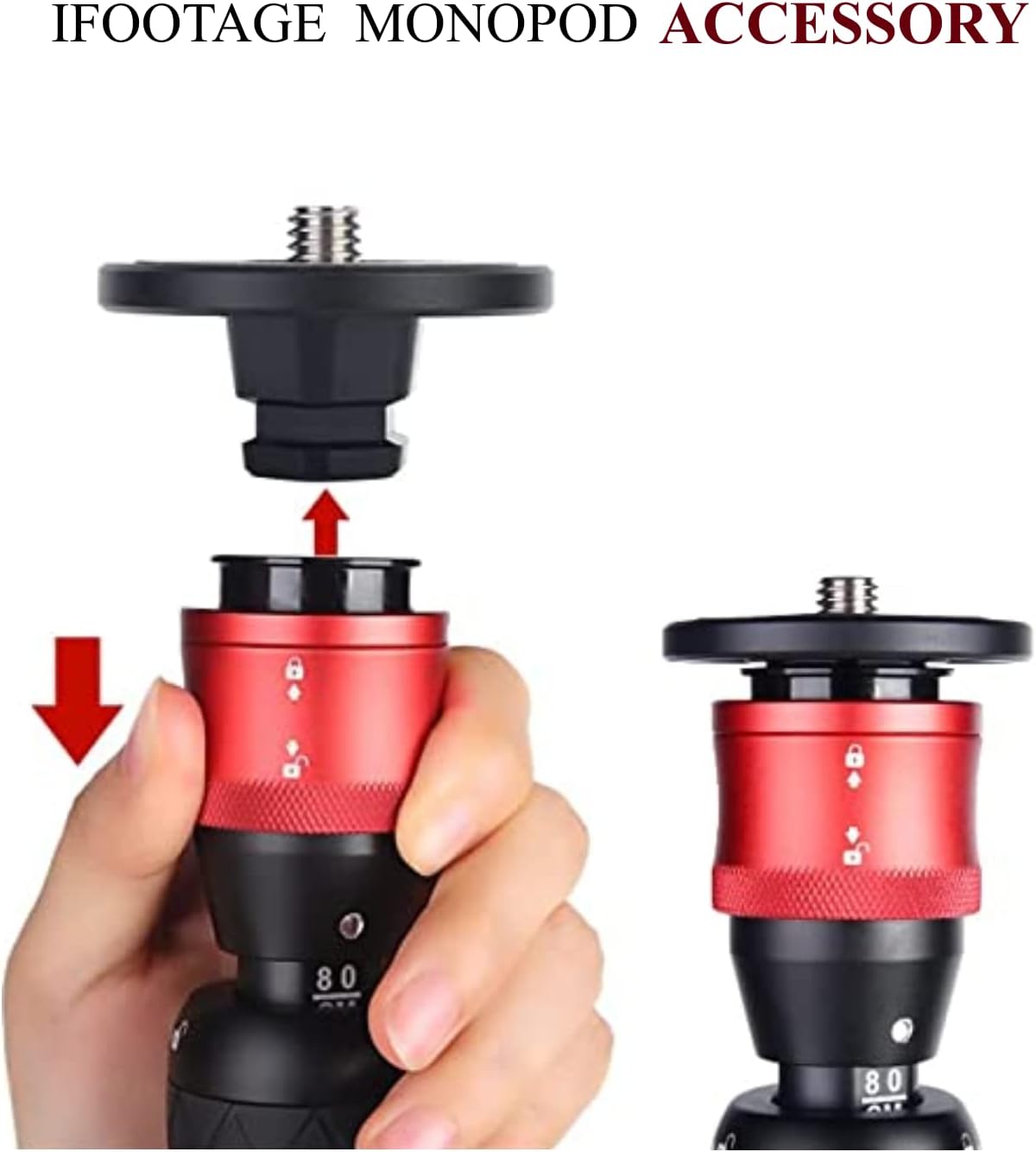 IFOOTAGE Quick Release Plate, Genuine Cobra 3 / Cobra 2 Quick Release Plate Mount（1 Pack）