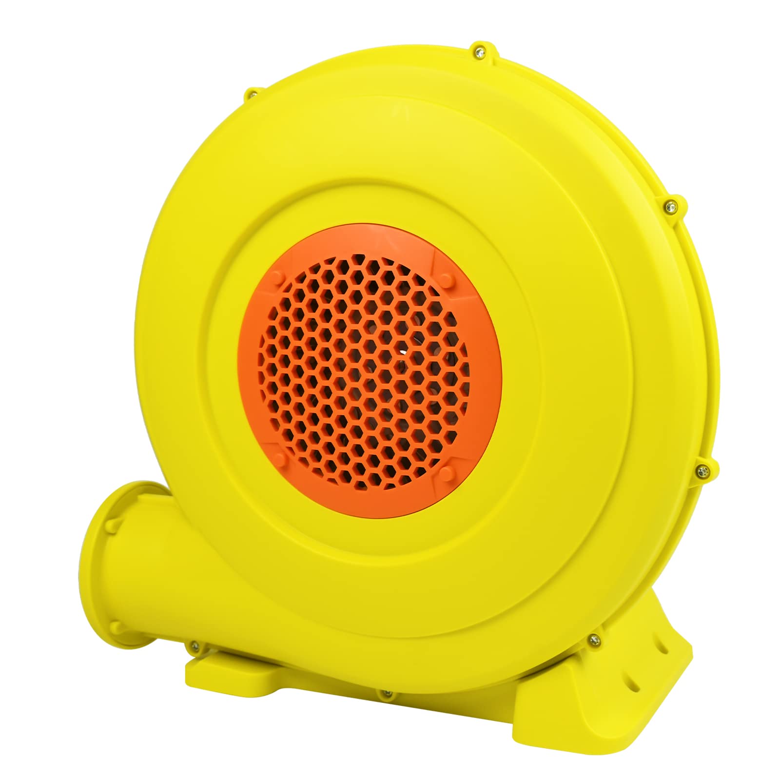 FIVMEN 350 W/450 W/750 W, ventola elettrica per gonfiabile, ventilatore a turbo con manico e fondo grande, portatile, per giocattoli gonfiabili