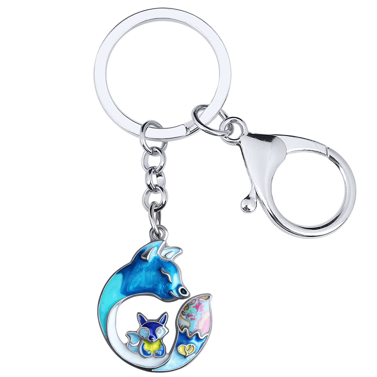 Simpatico orso di perle portachiavi peluche coniglietto Bowknot portachiavi ciondolo per telefono borsa per donna regali per ragazze accessori moda  36
