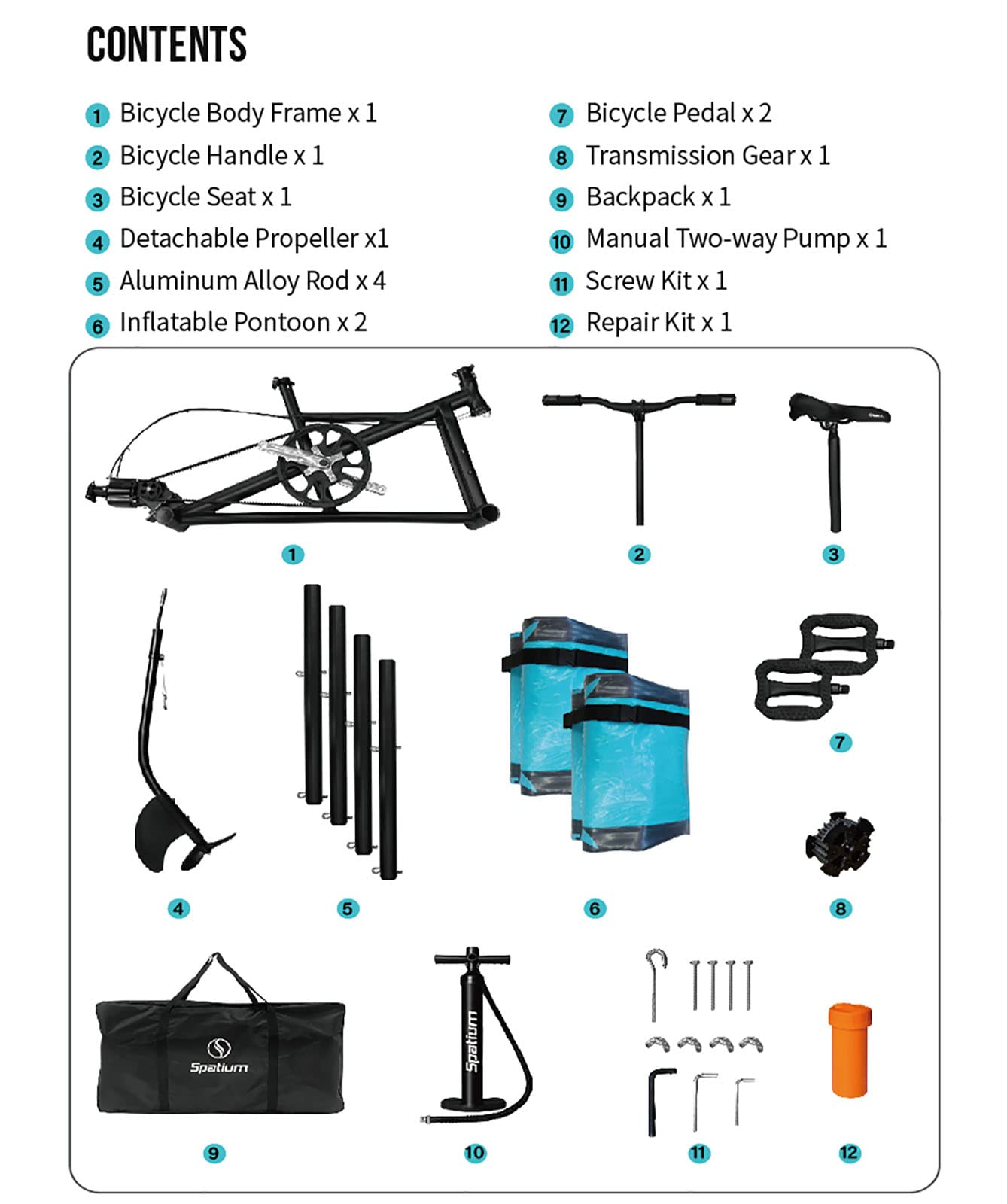 Rowery wodne, SUP sporty wodne kajaki turystyczne, nadmuchiwana łódź z pedałami, nadmuchiwana łódź wędkarska , kajak, uwolnij rękę, ciesz się zabawą wodą
