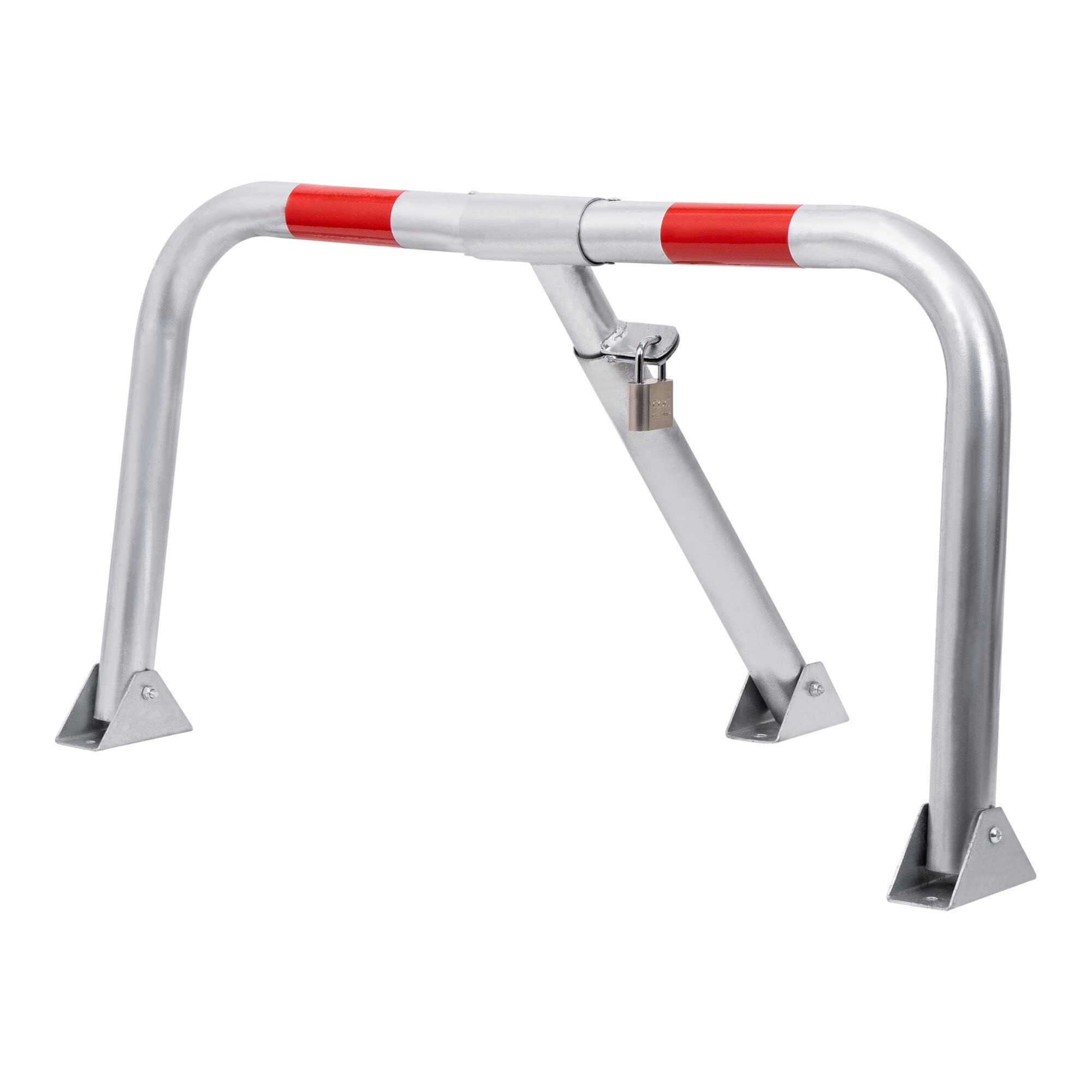 Arceau de parking rabattable STIER avec cadenas, HxlxP 420x753x365 mm