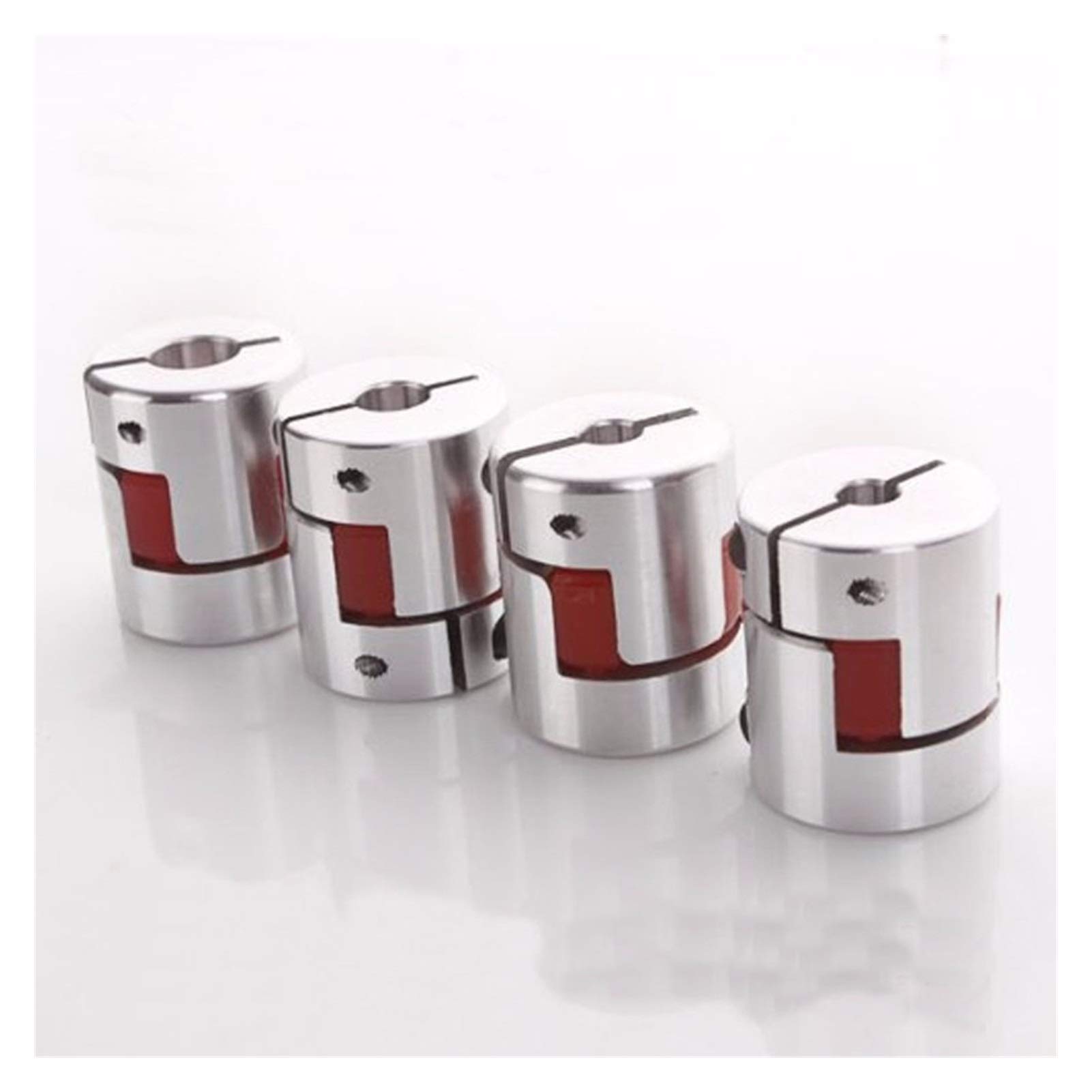 BREAKA Acoplamientos Flexibles de Ciruela de 4 Piezas, tamaño 5 * 5 mm, diámetro Exterior 20 mm, Longitud 25 mm, utilizados principalmente for conectar Motores, Motores Paso a Paso, etc.