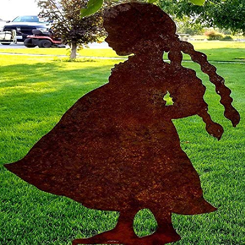 Statues de silhouette en métal au design moderne et durable