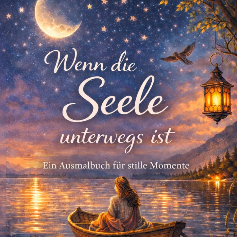 Wenn die Seele unterwegs ist: Ein Ausmalbuch für stille Momente