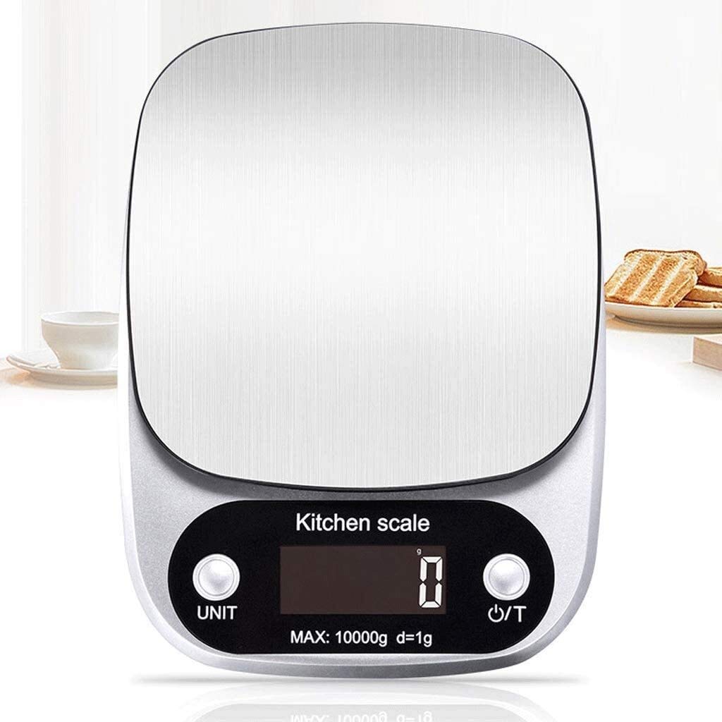 Básculas for Alimentos Wlectronic, Mini báscula electrónica Digital, pesaje de Acero Inoxidable, Cocina portátil, Alta precisión, 0,1g, horneado doméstico (Size : 3kg/0.1g)