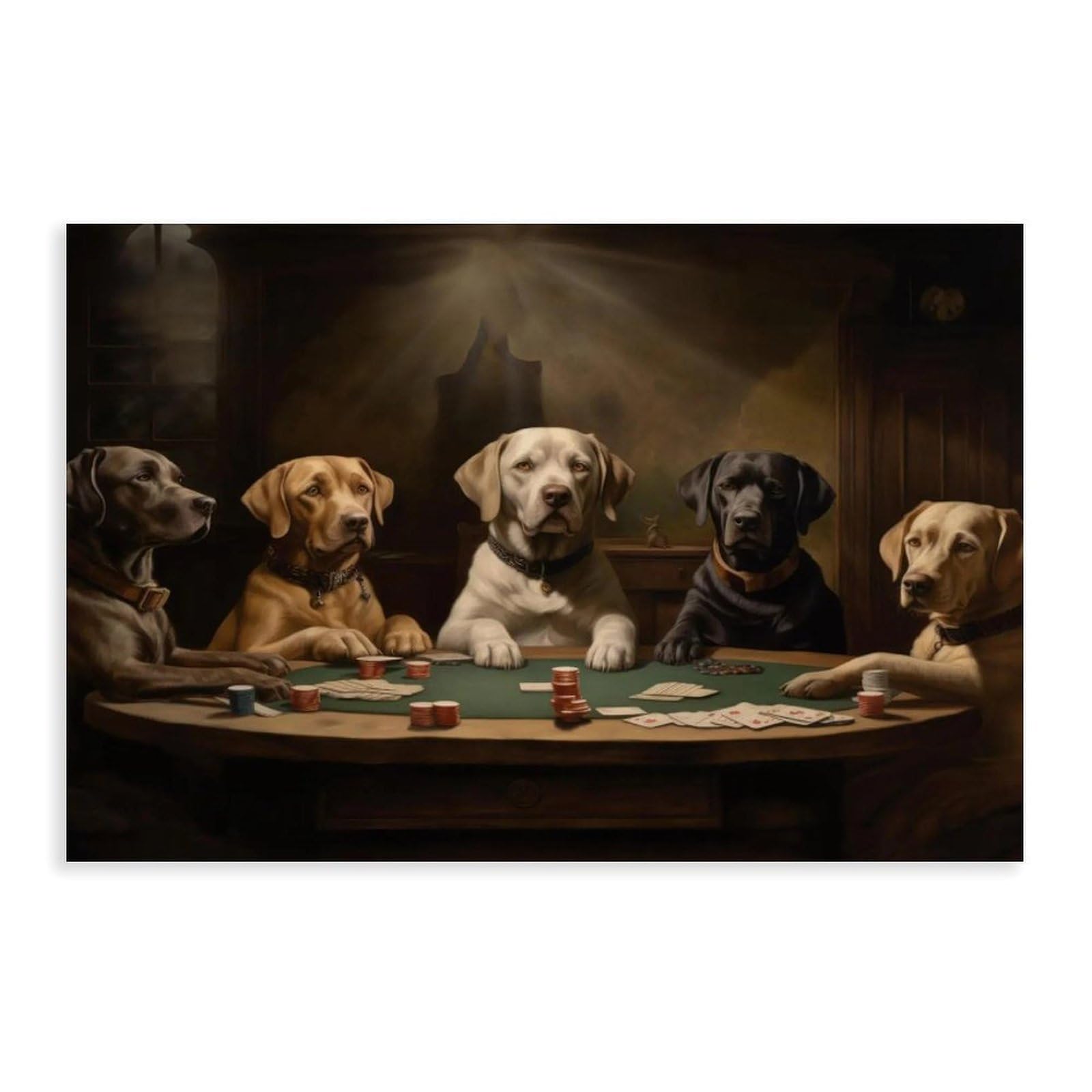 Bareronor Labrador Retriever Canvas Poster for Bedroom Decor Gift