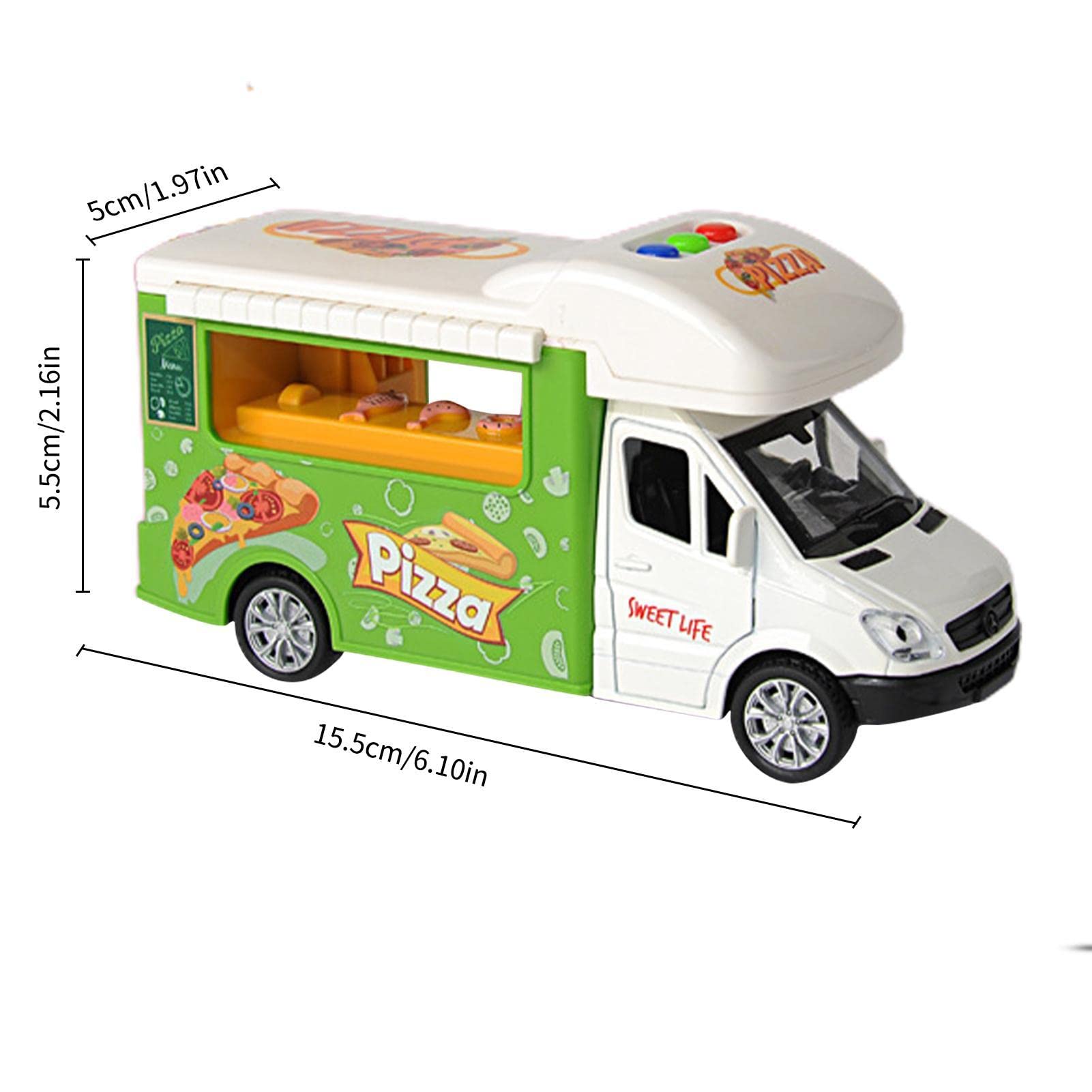 Amazon.co.jp: フード トラックのおもちゃの車,子供のためのサービン 