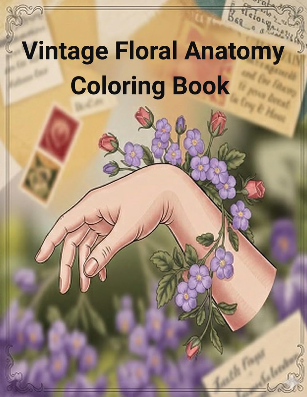 Floral Anatomy Coloring Book For Adults: Detailed Botanical Illustrations for Relaxation, Stress Relief, and Creative Learning