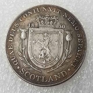 Best Morgan Dollar-Scottish Shield American Gilded Old Coin-1830 British Coin Collection-Dollar Old Coin