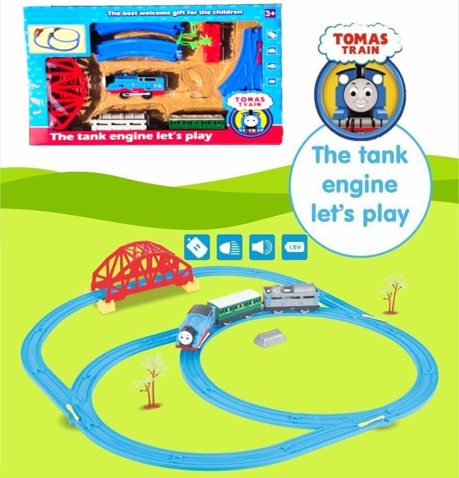 Image of Bestie toys Train Set for Kids with Different Types of Train Set Toy Metro Train Kids Train for Boys and Girls (Thoomas Big)