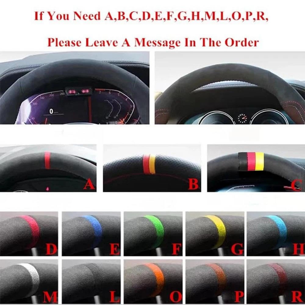 Auto Stuurwielhoes voor Dodge Ram 2011-2023, All-Inclusive Lederen