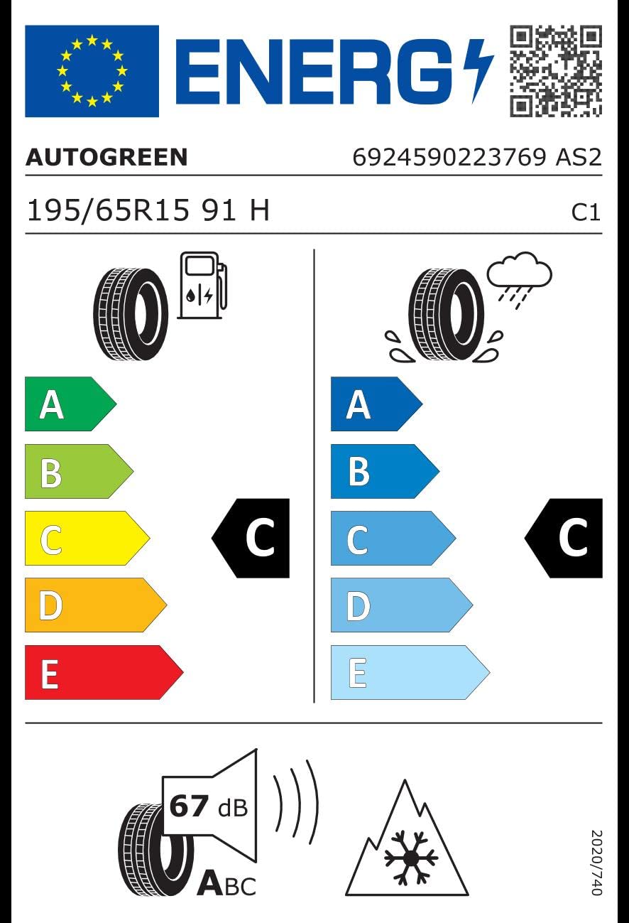 AUTOGREEN ALL SEASON VERSAT AS2 – 195/65 R15 91H M+S – All-seasonband – Geschikt Voor Zomer En Winter