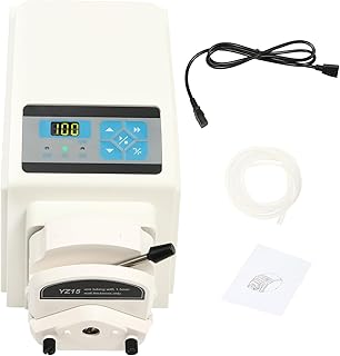Bomba peristáltica de velocidad variable, bomba dosificadora de líquidos industrial de alta precisión con cabezal de bomba, capacidad de extracción 0,07 a 380 ml/min, bomba dosificadora de líquido
