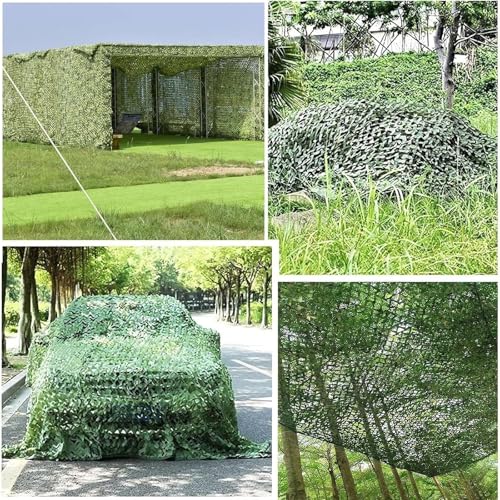 Malla 3D de camuflaje que reduce el calor extremo en patios de viviendas y zonas de acampada 7