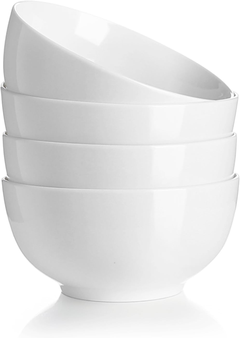 Teocera 22 Ounce Porcelain Bowls, Cereal Soup Bowls Set