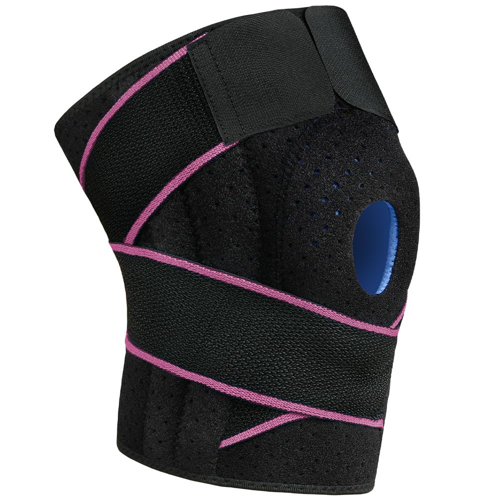 ACWOO Kniebandage für Männer Damen, Verstellbare Patella, Orthopädische Kniestütze, Sport Bandage Knie für Meniskusriss
