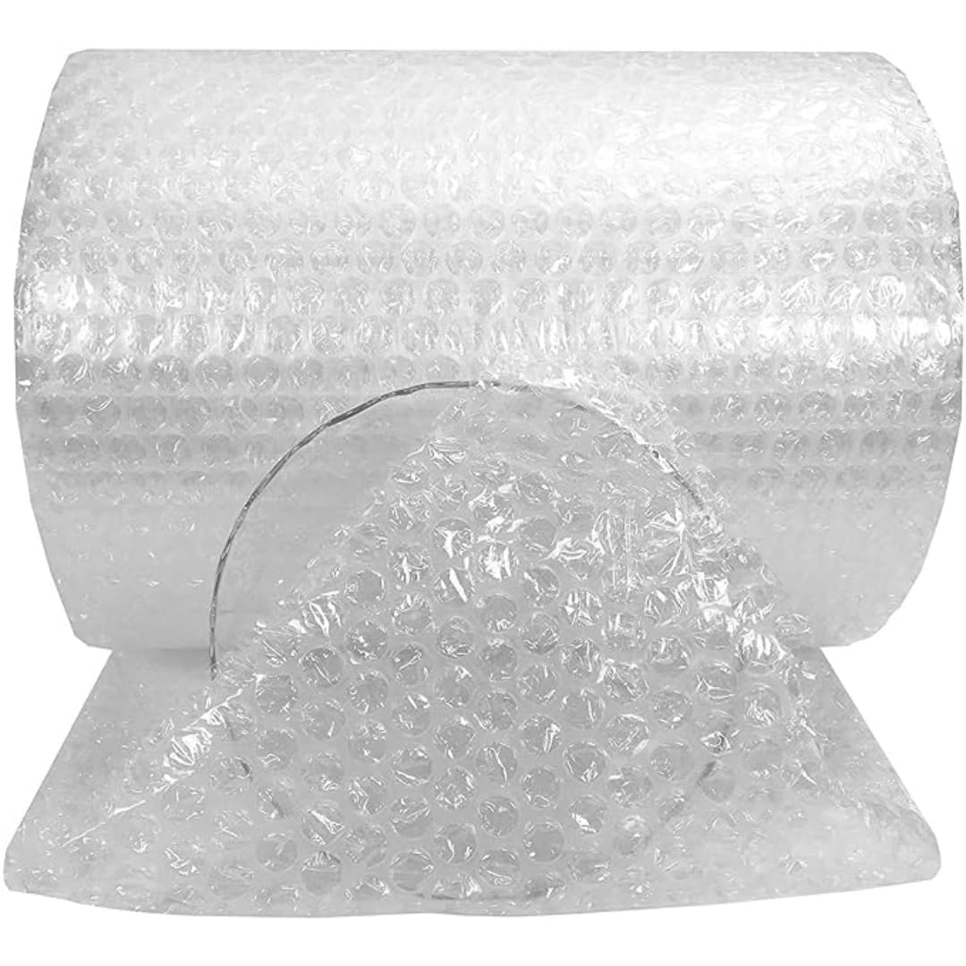 SRI VARI 40 GSM Heavy AIR BUBBLE WRAP PACKING ROLL for Safety, Multipurpose Packing Needs 1 Meter Wide (10 Meter Length, Transparent) BY SRI VARI (1 METER X10 METER, Transparent) 2