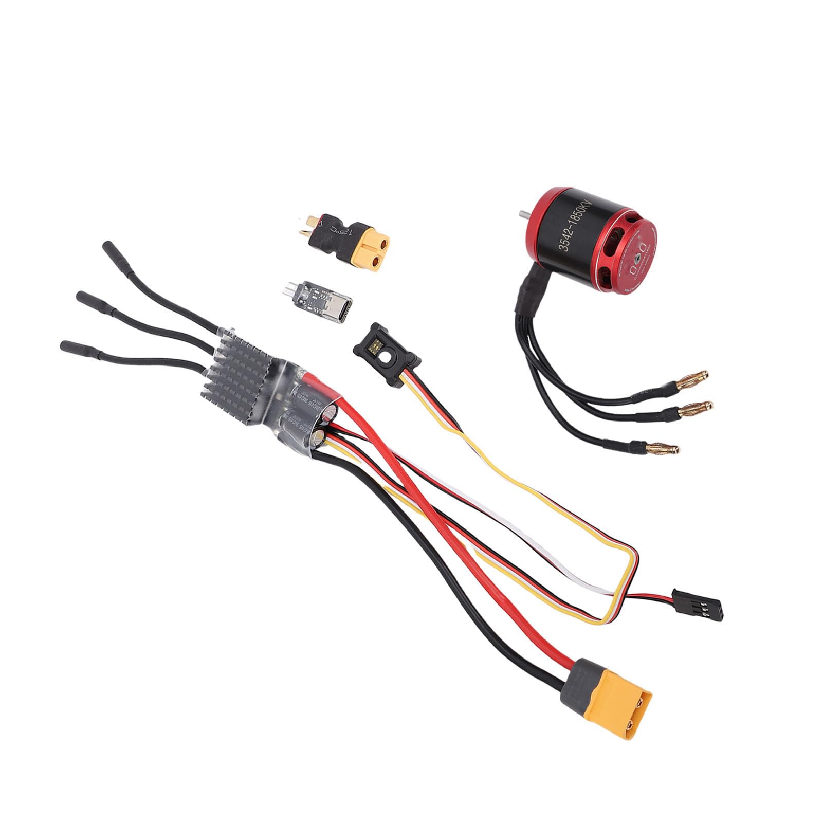 YUYTE 1 10 RC Crawler Car Brushless ESC Motor Set 1850KV Kompaktowy