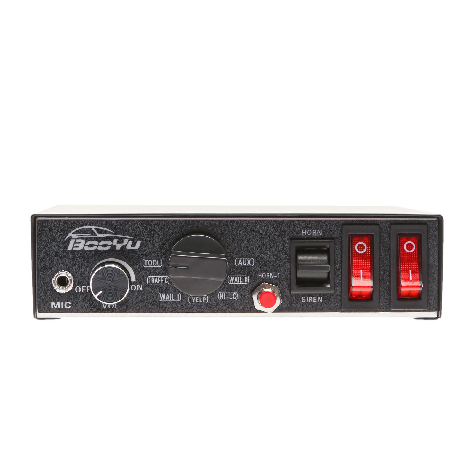 米軍車載サイレン Amazon.co.jp: BooYu 12V 200W 9トーン 警察警告 緊急サイレンPA