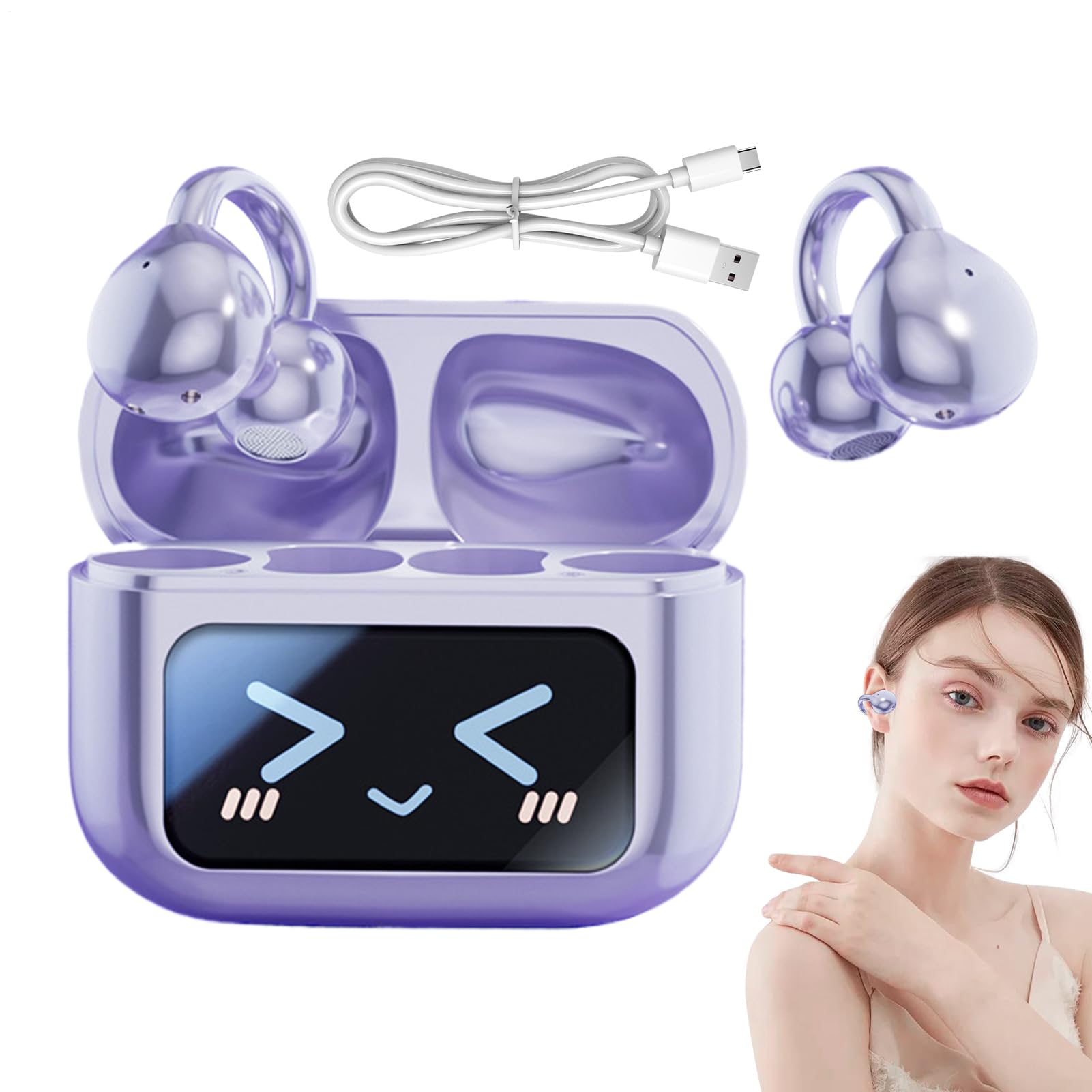 Auriculares Inalámbricos Auriculares Inteligentes Inalámbricos Impermeables | Diseñados para Deportes Gimnasio Viaje Trabajo Aventuras y Diario