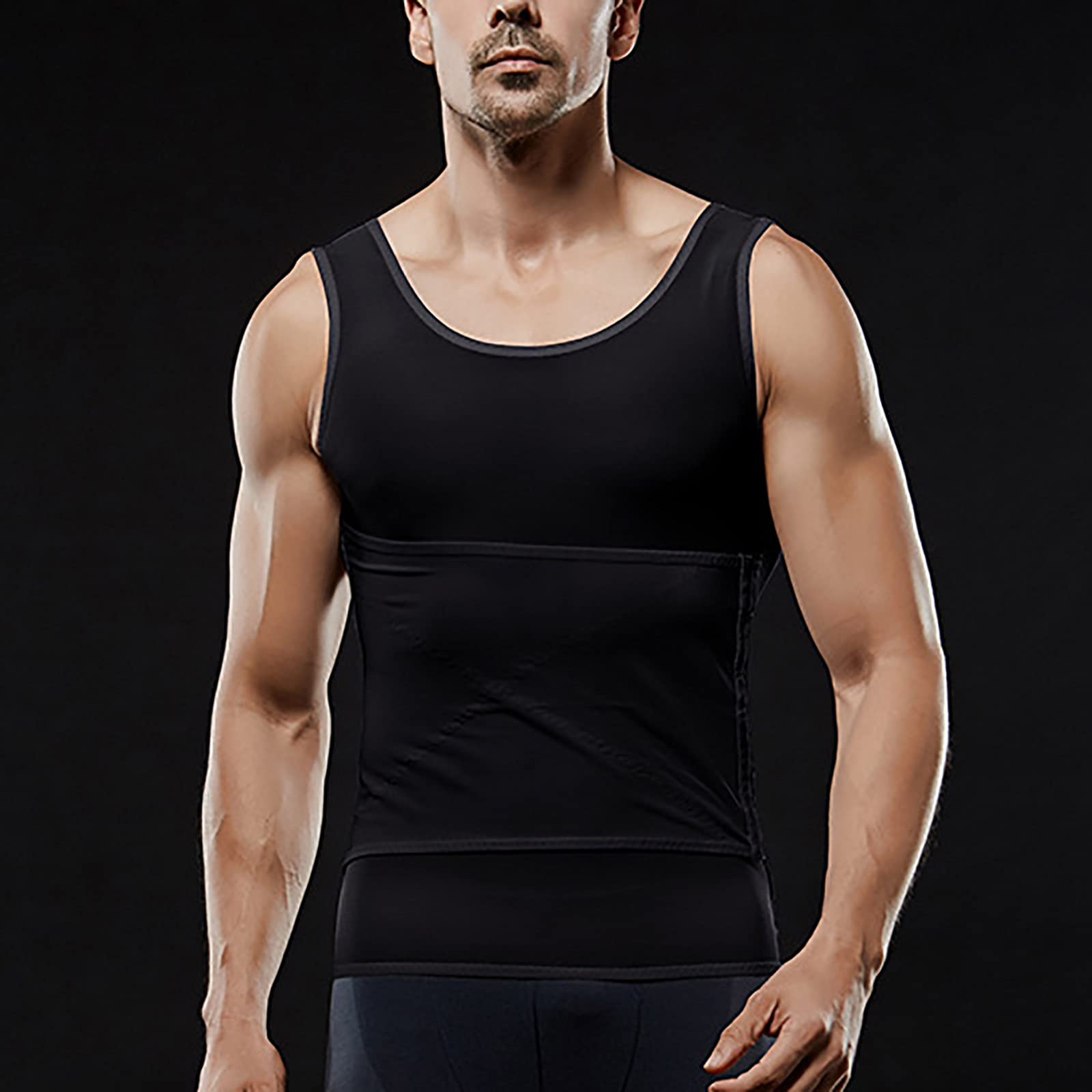 Ginecomastia Compress Reposition Shaper, Fascia Toracica Da Uomo Body - Foto 7