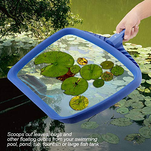 Escumadeira de piscina, Ferramenta para limpeza de sacos rasos de rede fina de malha fina e rasa com