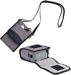 Compact Camera Case Point and Shoot Camera Pouch Compactible with Canon G7X Mark III G7X Mark II G5X Mark II Sony ZV-1 II ZV1II ZV-1 ZV1 RX100VII RX100V RX100IV, Removable Shoulder Strap, Accessory Storage
