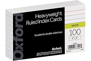 Norstrom Dumati Heavyweight 100-Count 3"x5" Ruled Index Cards: The Perfect Note-Taking Solution