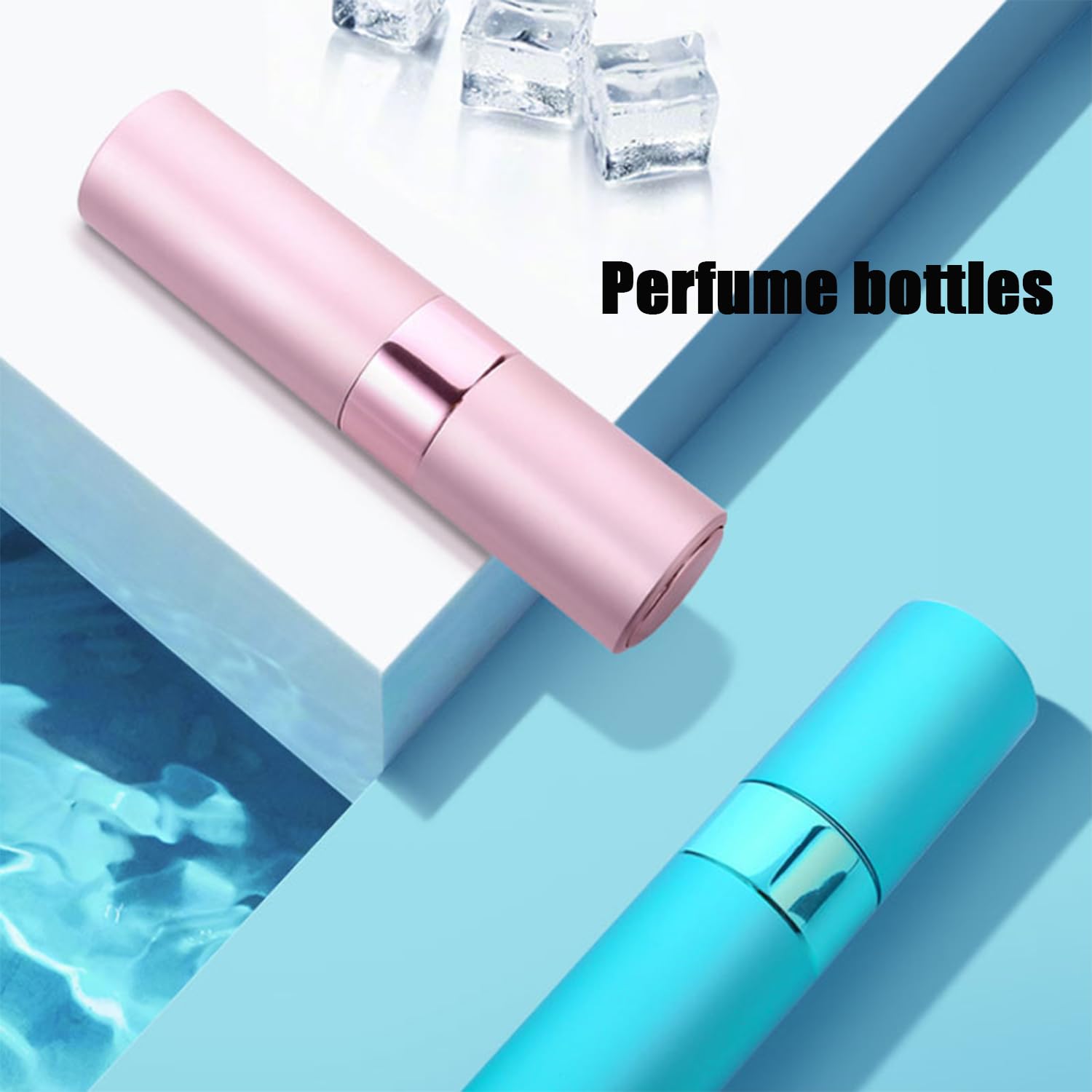 JAYZUUM Parfümzerstäuber 8 Ml – Mini, Nachfüllbar, Mit Glas-Innenbehälter Für Unterwegs